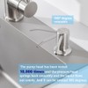 Sink Soap Dispenser Brushed Nickel, Soap Dispenser for Kitchen Sink