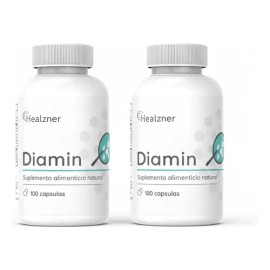 2 Pack Diamin Suplemento Alimenticio Regula Azúcar 100 Caps