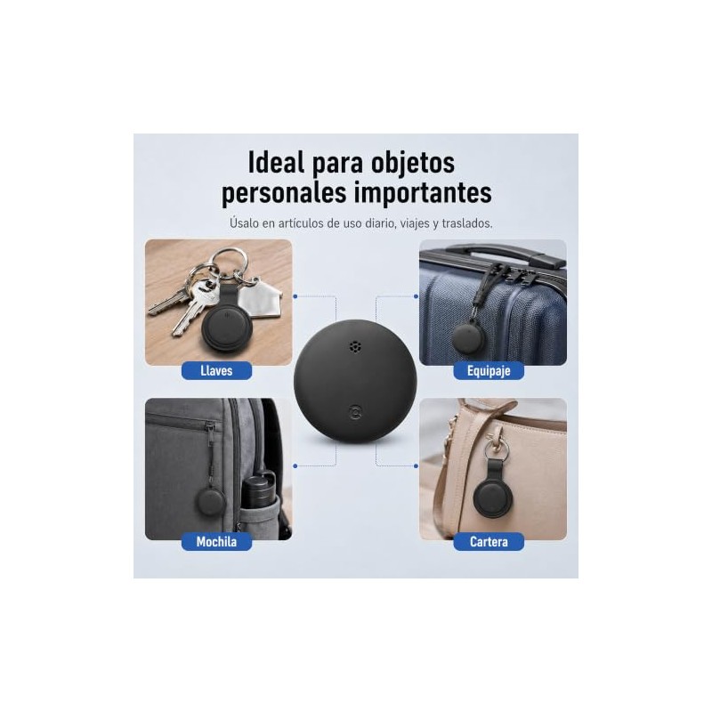 RVFRGRD Paquete de 4 Rastreador GPS Tracker,Localizadores GPS Compatible con