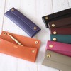 Corale Pen Case, Genuine Leather, Snap Button, Made in Japan,