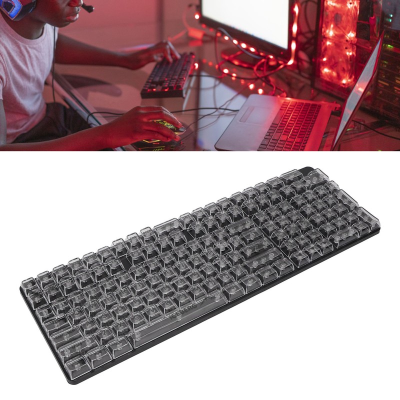 132 Keys Mechanical Keyboard Keycaps CBSA Height Transparent Ergonomic DIY