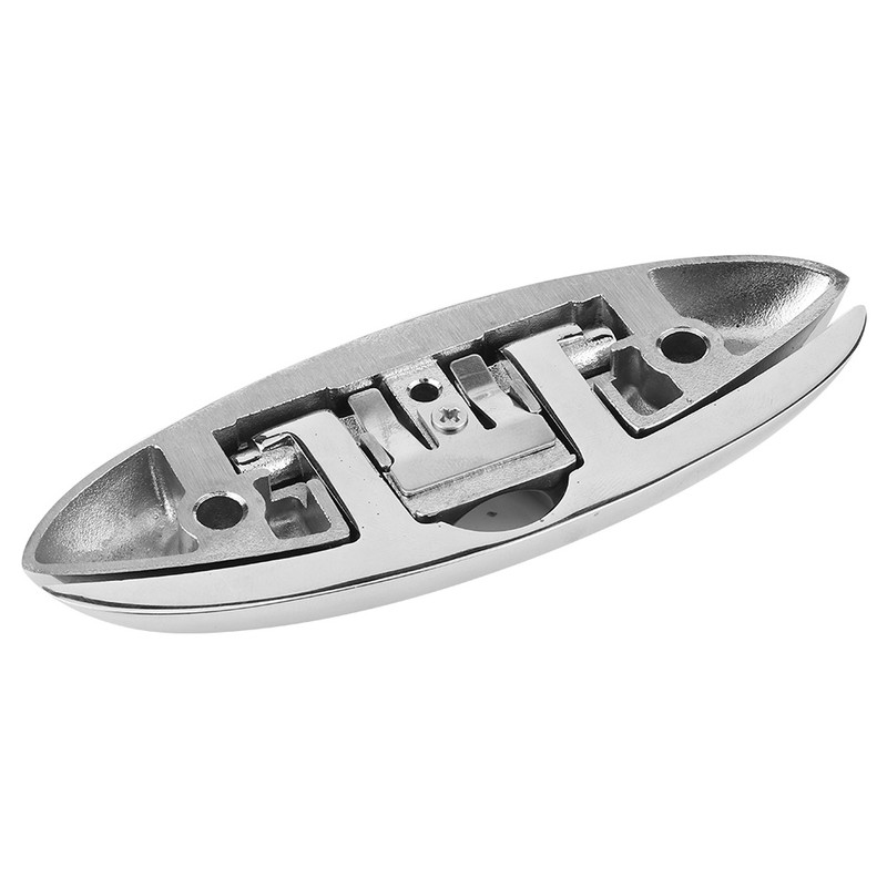 5in Folding Flip Up Cleat 316 Stainless Steel Dock Deck