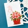Spellbinders S5-636 Azalea and Garden Pot with Ladybugs Etched Dies