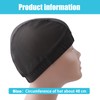 5 pcs Black Dome Cap for Wig Making Stretchable Hairnets