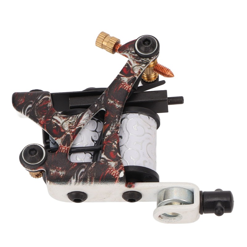 Tattoo Coil Machine 10 Wraps Lightweight Precise Liner Shader Stable