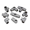 25 mm chrome pipe connector, railing fitting, rod connection 2-01