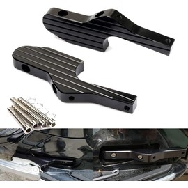 MOQIAOSEIKO Foot Pegs Extension Foot Pegs Compatible with Vespa GT GTS GTV 60 125 150 200 250 300 300ie Passenger Footrest
