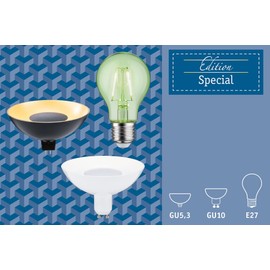 Paulmann LED GU5.3 12 V Black/Gold 3000 K