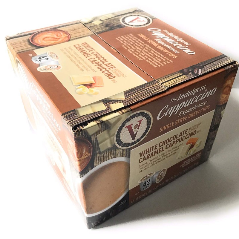 Victor Allen Indulgent White Chocolate Caramel Cappuccino Single Serve Cups