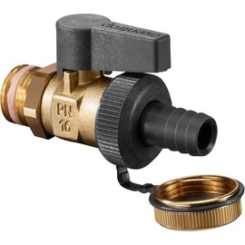 Oventrop Optiflex Ball Valve Brass PN 16 DN 15, 1/2 Inch Male Thread
