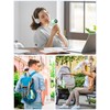 ERABAY Portable Handheld Fan, High Speed Cooling, 5 Speeds Adjustable,