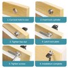 shinfly Cabinet Lock 25mm Comes with 5 Different Lock Plates,