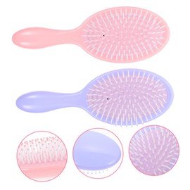 NOLITOY Ir Cushion Hair Comb Set Double-sided Detangler Brush for Scalp Massage Hair Care