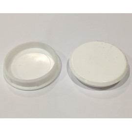 35mm Hinge Hole Cover Caps 12 Pces White Colour for Kitchen Cabinets