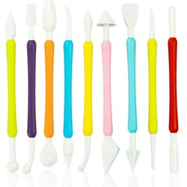 9 PCS Carving Pens，Fondant Modeling Tools，Fondant Icing Cakes for Clay Sculpture, Carving, Shaping, Pumpkin Carving, and Soap Carving