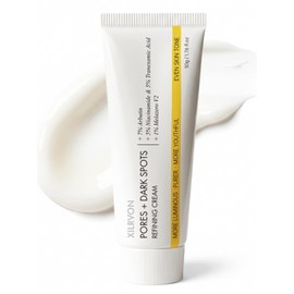 EELHOE Crema Refinadora de Poros + Manchas Oscuras con Arbutina, Niacinamida, Ácido Tranexámico y Melazero | Hidratante Diario Minimizador de Poros, Suave y Refrescante, Adecuado para Piel Sensible