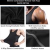 SPVISE Men's Compression Shirts Tank Top Sleeveless Workout Running Gym