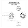 VENACOLY Frog Necklace Sterling Silver Heart Pendant Mother and Child
