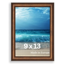 VictoR David Picture Frame Brown 9 x 13 cm Set of 3 Frame 14 x 17 mm Vintage Shabby Chic Decoration Picture Frame 9 x 13 Brown