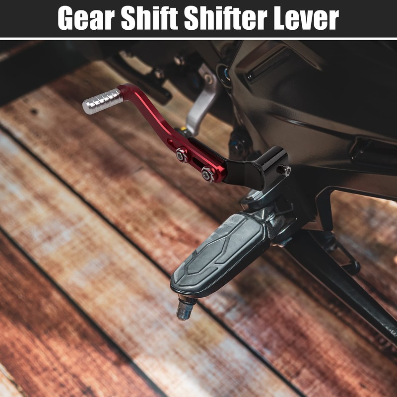 sourcing map 0.43" Motorcycle Aluminum Alloy Gear Shift Lever Shifter