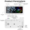 Podazz Digital Alarm Clock, Visual Color LED Screen Alarm Clock