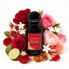Passion Rose Perfume for Women, 1.7 fl oz, Long-Lasting Rose & Woody Fragrance with Pomegranate, Musk, Rose, Lemon, Jasmine, Peony, Sandalwood Notes – Elegant Floral Woody Perfume