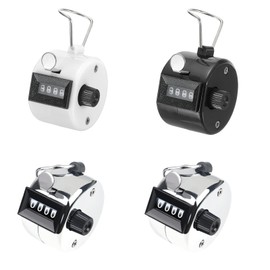 XLTXWD 4PCS Counter Clicker, Tally Counter, Clicker Counter Metal Hand Tally Counters Clicker for Counting Golf Scoring Used for Counting Golf and Sports Activities ﻿