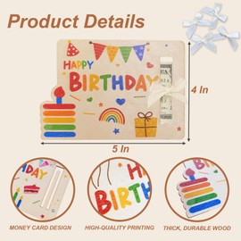 Birthday Money Holder for Cash Gift Ideas,5x4 Inch Reusable Gift Idea for Memorable Unique Birthday Presents