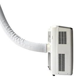 Insulated Hose Cover Portable A/C Hose Cover Wrap for Portable Air Conditioners, 60" Length (Light Gray)