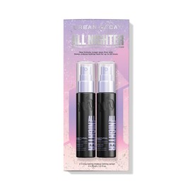 Urban Decay All Nighter Waterproof Makeup Setting Spray Travel Mini Set - Gifts for Her, Stocking Stuffers -Natural Finish, Up to 24HR Wear, Ultra-Fine Facial Mist, Foundation Face Primer