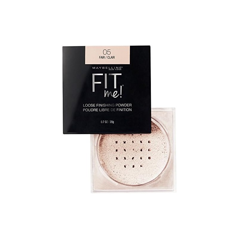 MAYBELLINE Polvo de Maquillaje Fit Me Loose Powder, Tono Fair,