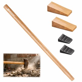 36 Inch Sledge Hammer Handle Replacement, 1-Pack Heavy Duty Maul Handle & Splitting Maul Handle Replacement, Compatible with Stiletto Hammer Handle & Ax Handles Replacement for Demolition, Yard Work