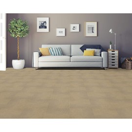 Nexus Self Adhesive 12-Inch Carpet Floor Tiles, 12 Tiles - 12" x 12", Jet Black - Peel & Stick, DIY Flooring for Kitchen, Dining Room, Bedrooms & Bathrooms by Achim Home Decor