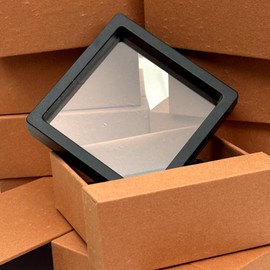 Kalyamo Sunset Orange Small Jewelry Box | Anti-Scratch Travel Organizer with Floating Display | Anti-Tarnish Gift Case