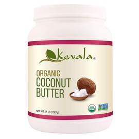 Kevala Organic Coconut Butter – 3.5 lb – 56 oz – Organic Raw – Coconut Butter Spread for Eating – Pure – Gluten Free – Dairy Free – Vegan