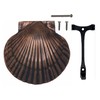 Scallop Door Knocker - Oiled Bronze (Standard Size)