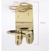 WALL MOUNT 300ml DOUBLE DISPENSER GOLD CHROME HOLDER ideal for