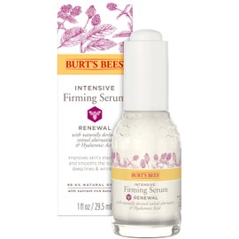 Burt's Bees Renewal Intensive Firming Serum With Natural Retinol Alternative and Hyaluronic Acid, Powerful Natural Anti-Aging Ingredients, 98.6 Percent Natural Origin Skin Care, 1 fl. oz. Bottle