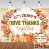 Let's Give Thanks Backdrop Fall utumn Harvest Festival Photography Backdrop