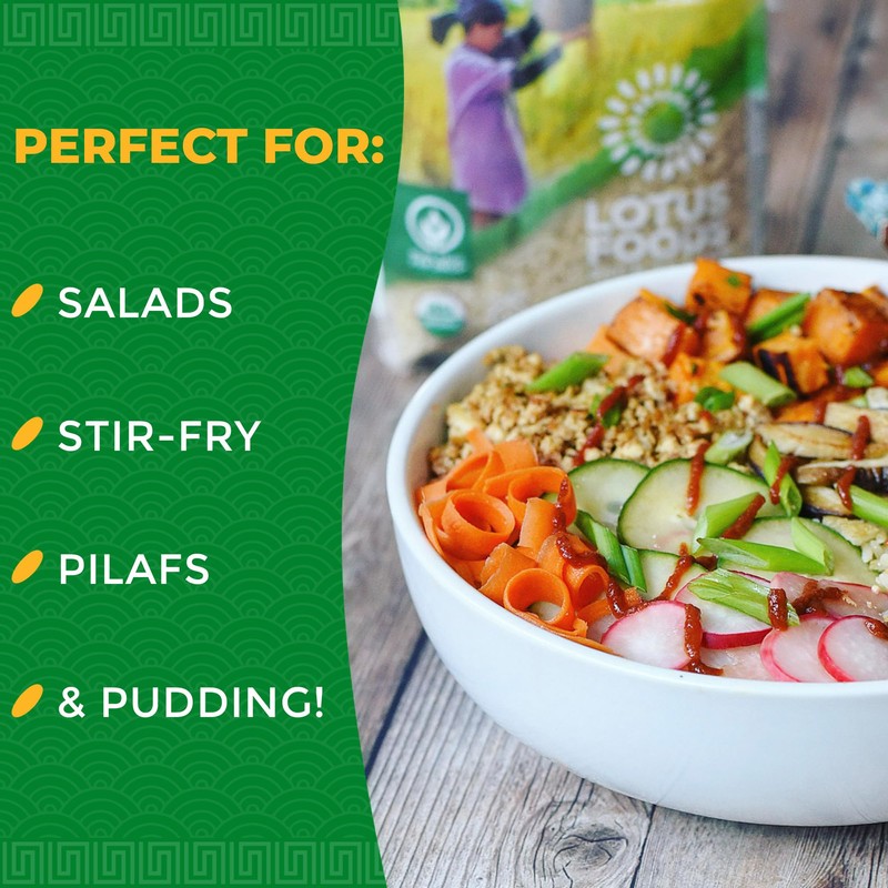 Lotus Foods Organic Brown Jasmine Rice - Whole Grain Jasmine