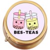 Boba Best Teas Brass Pill Box