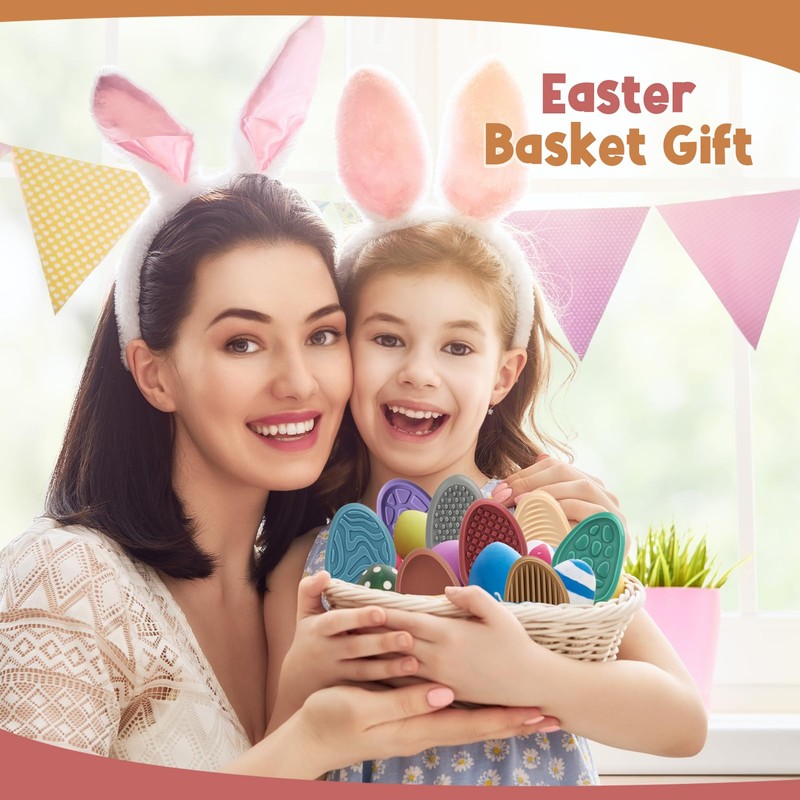 KLT Fidget Toys Adults Sensory Stone: 8 Pack Texture Worry