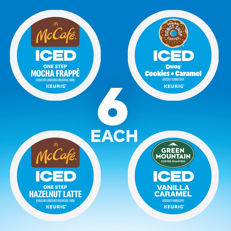 The Original Donut Shop® K-Cup Iced Duos Cookies and Caramel