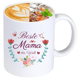 Geschenke für Mama, Mama Geschenk Tasse mit Spruch 'Beste Mama der Welt' Tasse Mama Beste Mama Geschenke Muttertagsgeschenk Mama Geburtstag Geschenke Weihnachten Valentinstag zum Geschenk für Mama