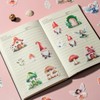 Waterproof Fairy Tale Garden Mushroom Sticker Pack (31pcs) Cute Vinyl