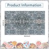 1 Pack Cobblestone Tablecloth Stone Printed Table Cover Medieval Table