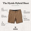 Roark Hytide Mens Hybrid Shorts 8" – Quick-Dry, 4-Way Stretch,
