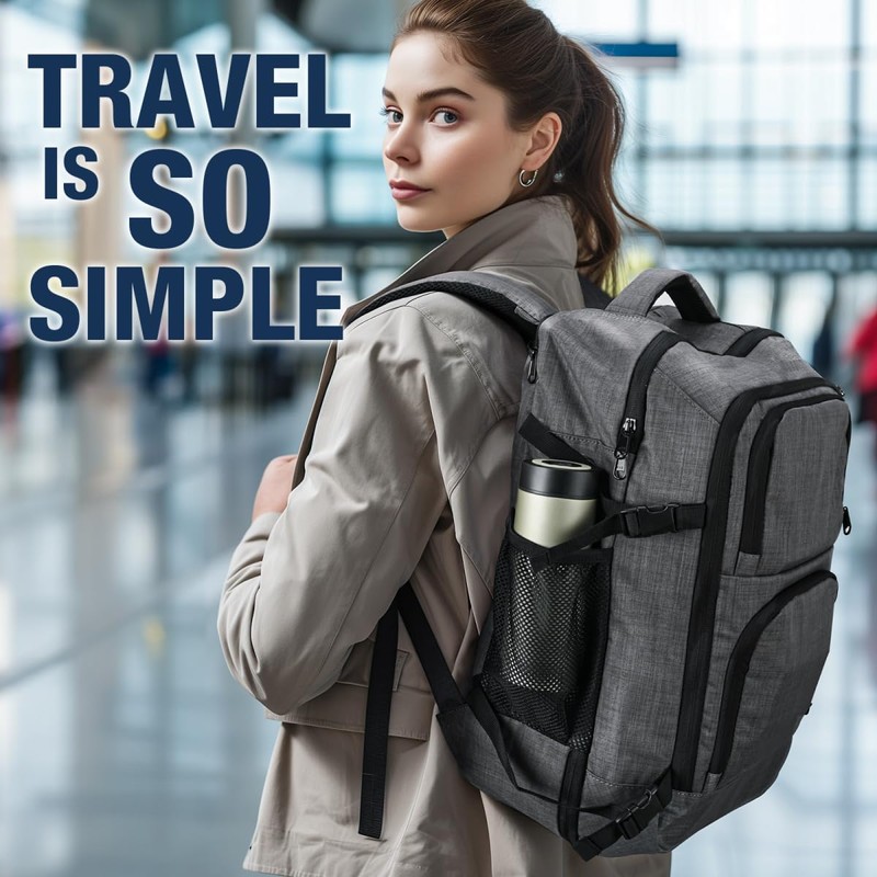Dinictis Travel Backpack Carry on Flight Approved, Backpack Suitcase for