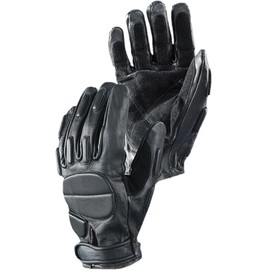 M MCGUIRE GEAR Full-Finger Leather Climbing and Rappelling Gloves (Large)