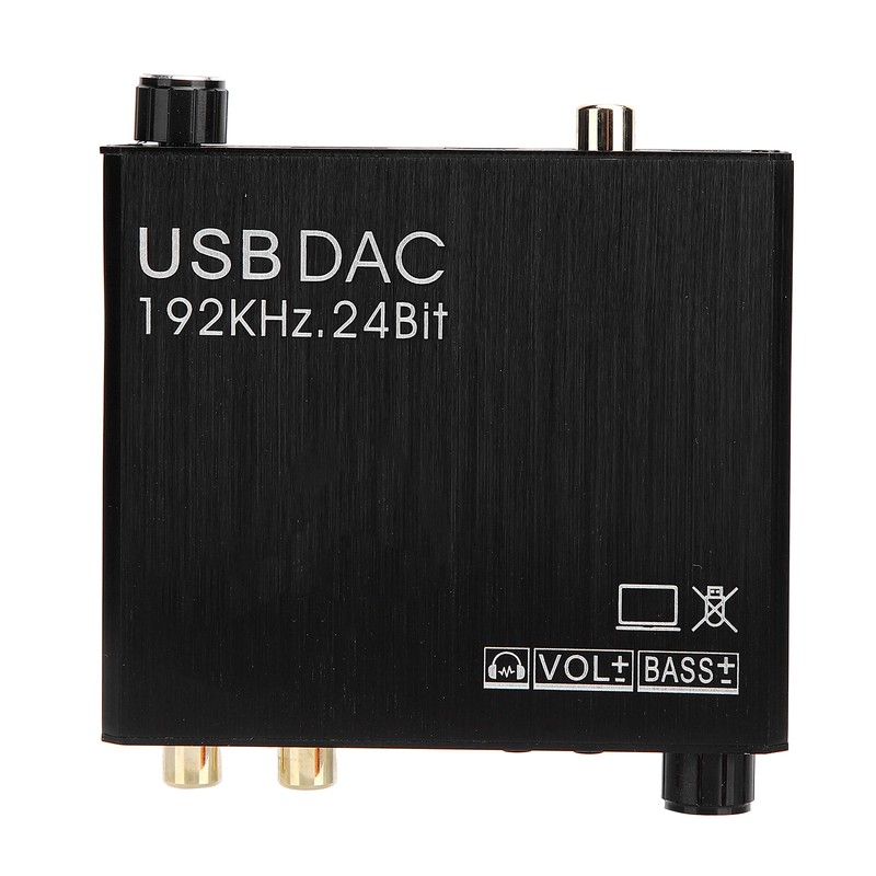 AY107 DAC Converter DigitaltoAnalog Audio Converter RCA 3.5mm Coaxial Optical